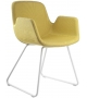 Pass Lapalma Upholstered Chair with Sled Base