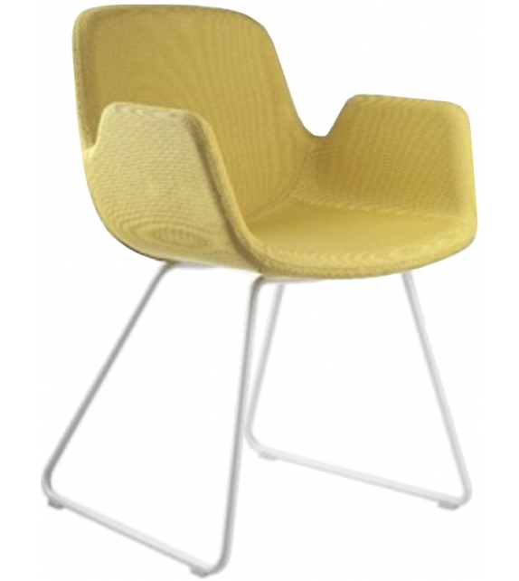 Pass Lapalma Upholstered Chair with Sled Base