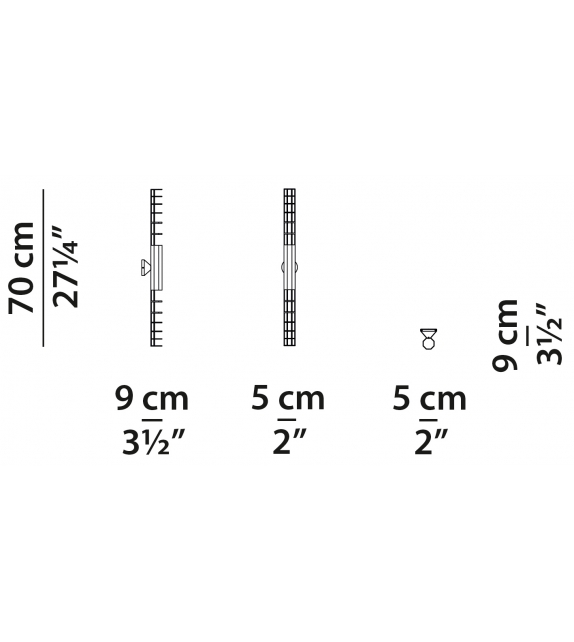 Hubble Hale Baxter Lámpara de Pared
