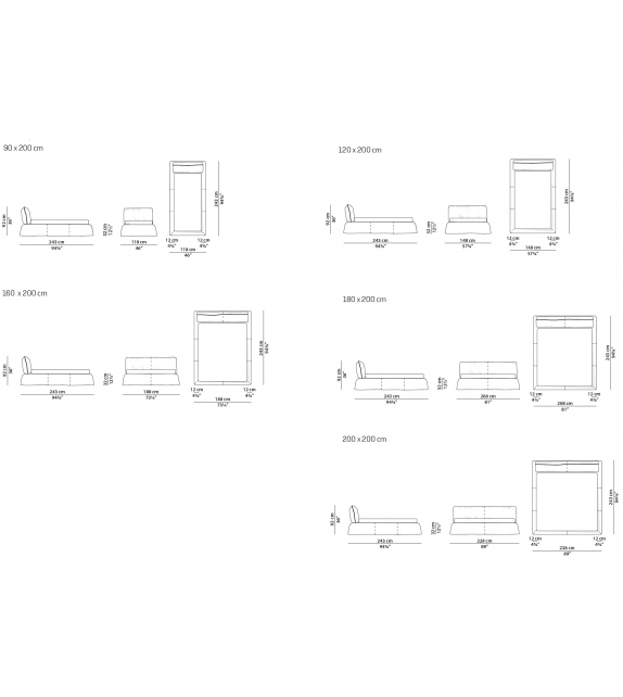 Paris Slim Baxter Bett
