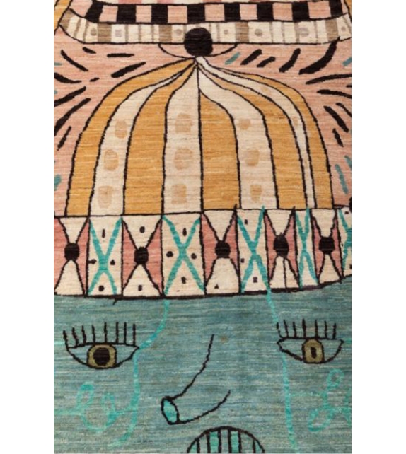 Afghan Folklore Nodus Alfombra