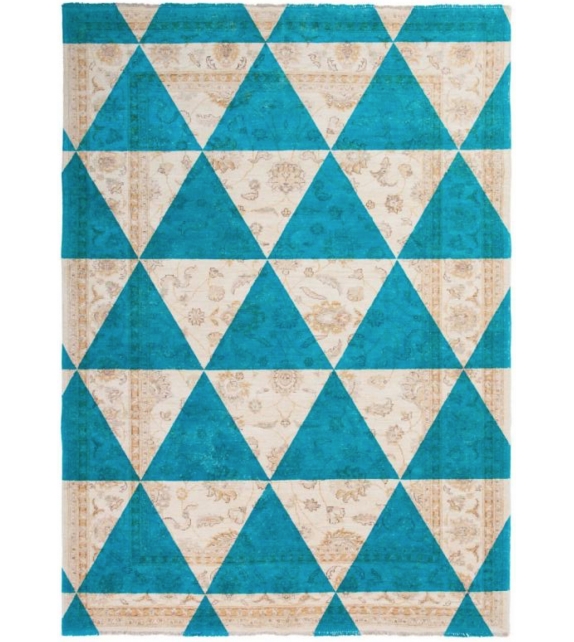 Double Layer Blue Nodus Alfombra