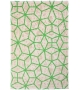 Double Layer Green Nodus Rug