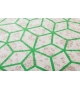 Double Layer Green Nodus Rug