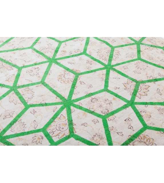 Double Layer Green Nodus Tapis