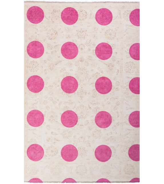 Double Layer Pink Nodus Teppich