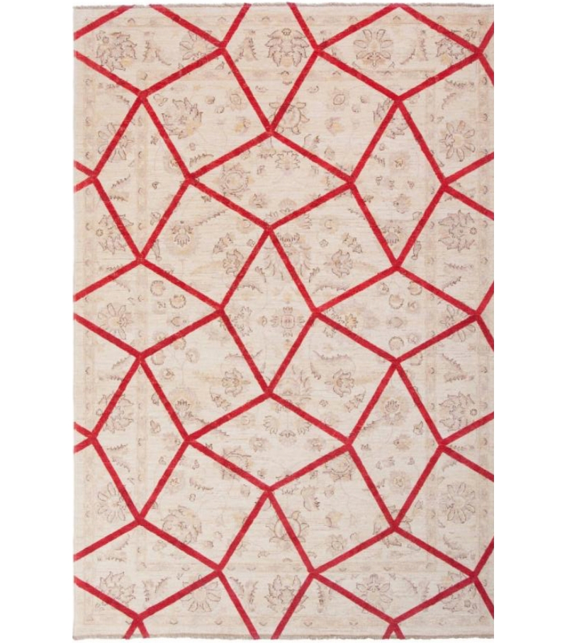 Double Layer Red Nodus Tappeto