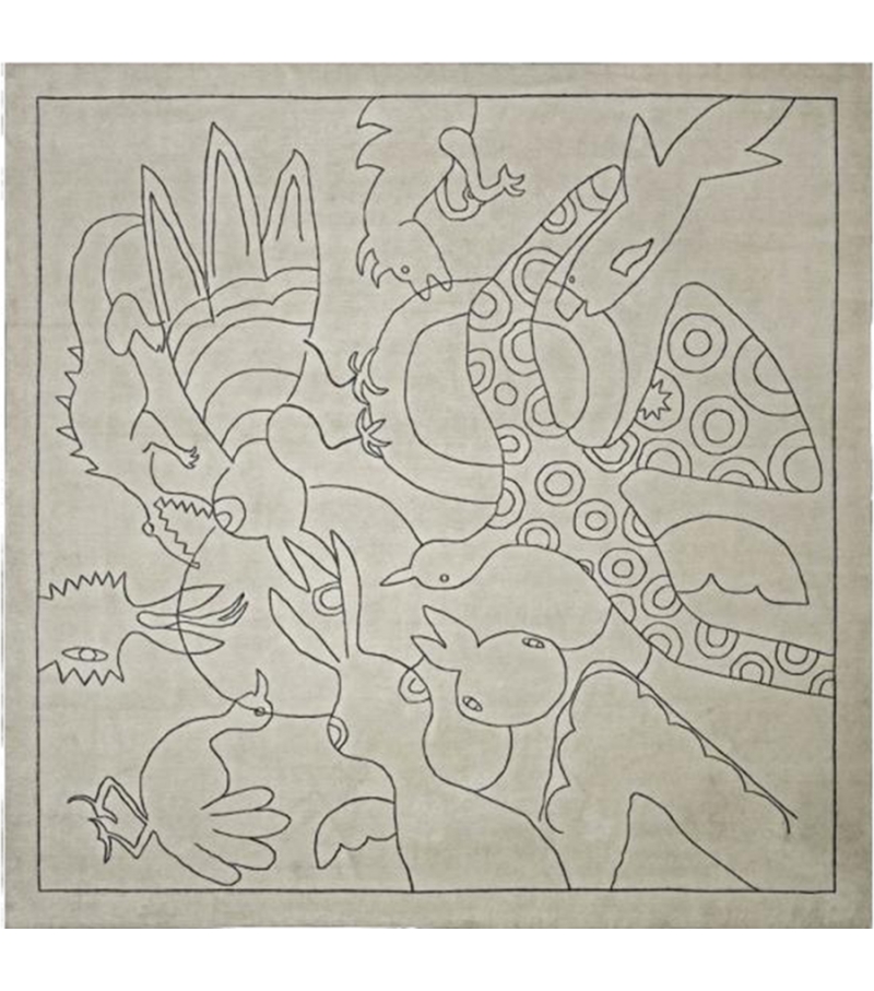 Paradise Birds Nodus Rug