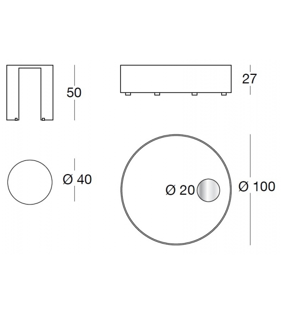 Sun Longhi Table d'Appoint