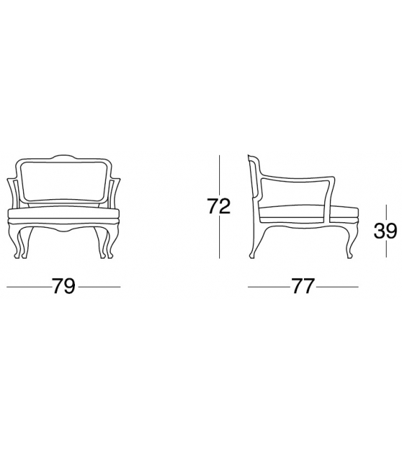 Dalia Longhi Fauteuil
