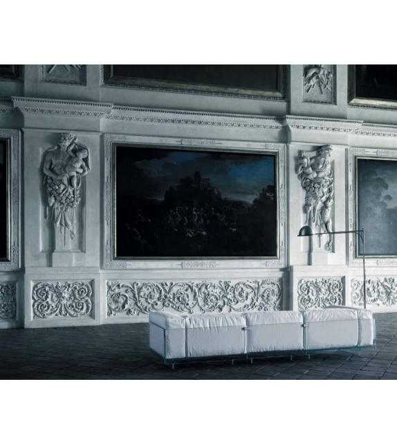 Crystal Lounge Glas Italia 3 Seater Sofa