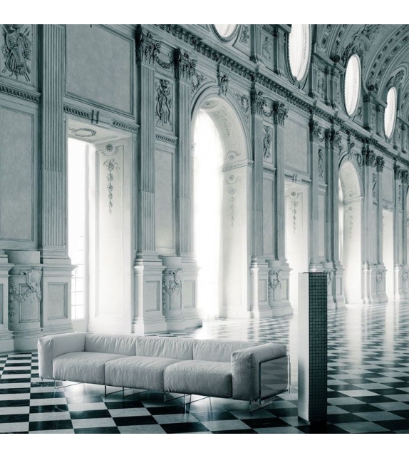 Crystal Lounge Glas Italia Dreisitzer