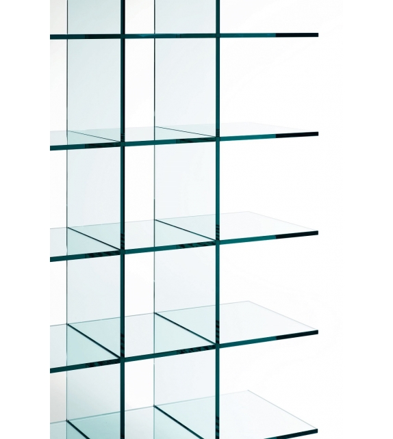 Glass Shelves 1 (1976) Bücherregal Glas Italia