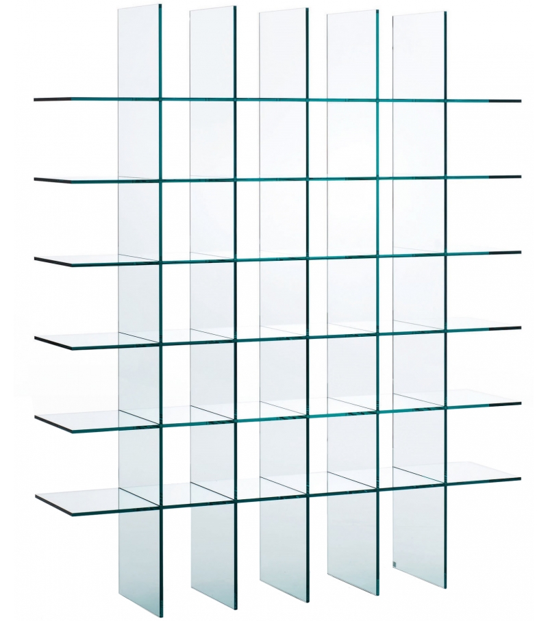 Glass Shelves 1 (1976) Bücherregal Glas Italia