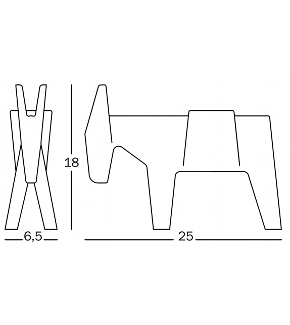 Ettore Magis Ornamento / Sujetapuertas