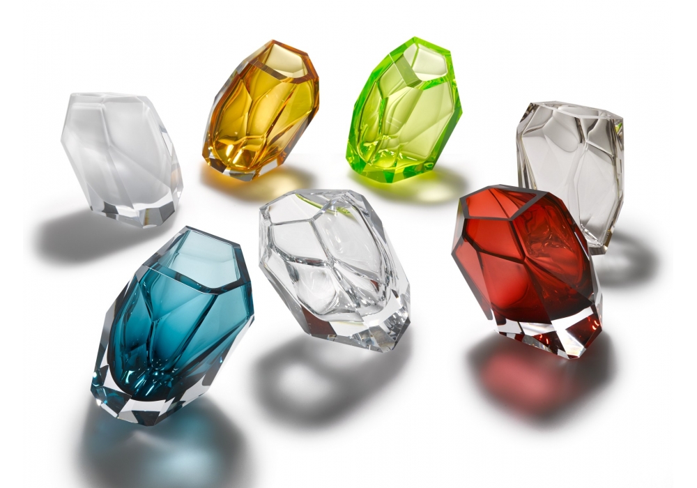 Crystal Rock Lasvit Vase Milia Shop