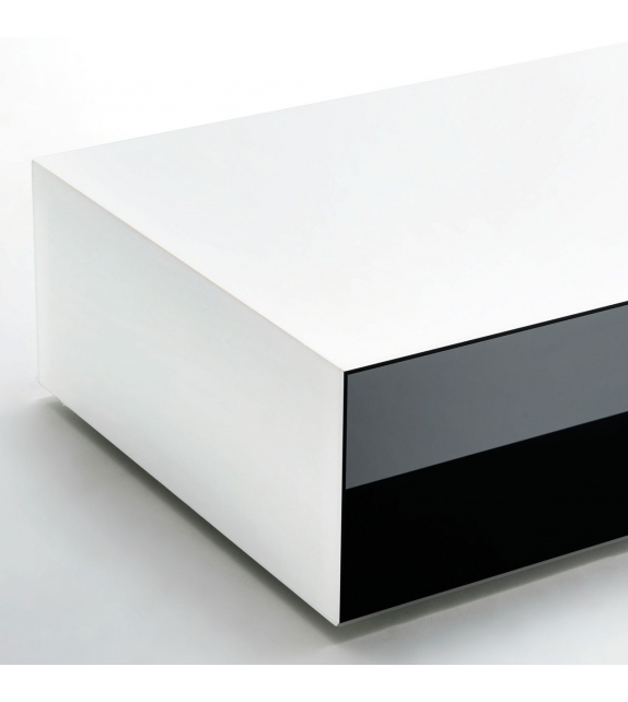 SiO2 Tunnel Glas Italia Couchtisch