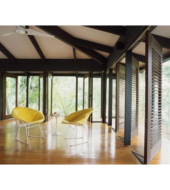 Bertoia poltroncina interamente rivestita