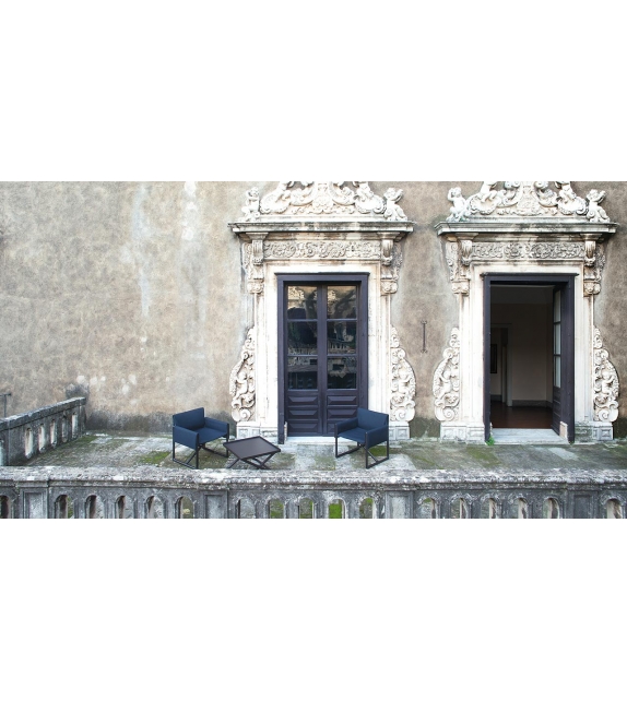 Portofino Paola Lenti Tabouret-Table D'Appoint