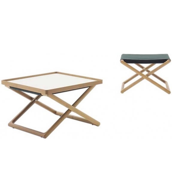 Portofino Paola Lenti Stool-Side Table