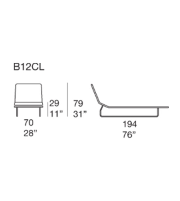 Surf Paola Lenti Lettino