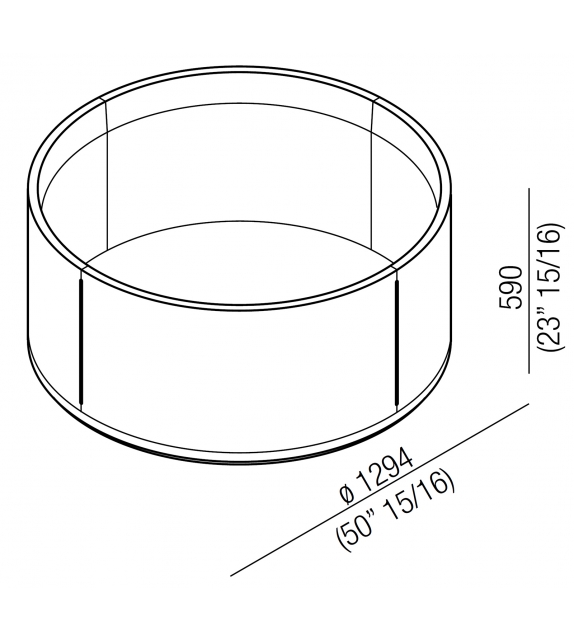 In-Out Agape Marmor Badewanne