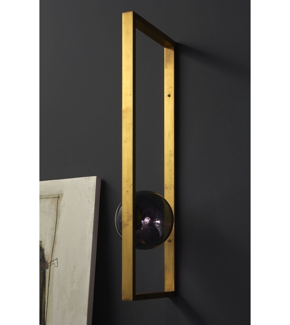 Mondrian Glass Venicem Lámpara de Pared