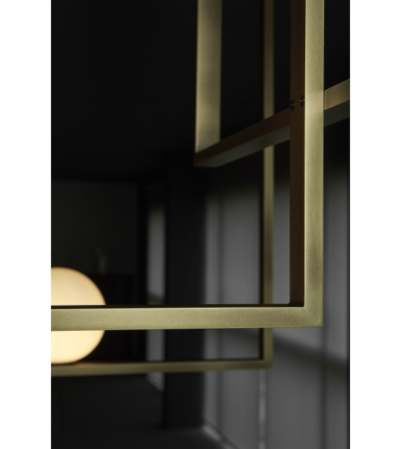 Mondrian Glass Venicem Ceiling Lamp