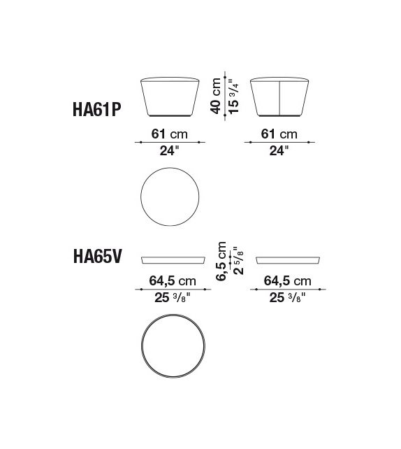 Harbor B&B Italia Puf