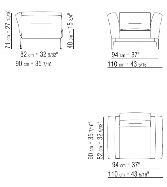 Adda Flexform Poltrona