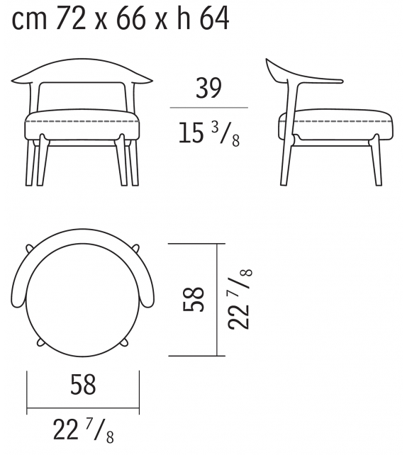 Ripple Giorgetti Poltrona