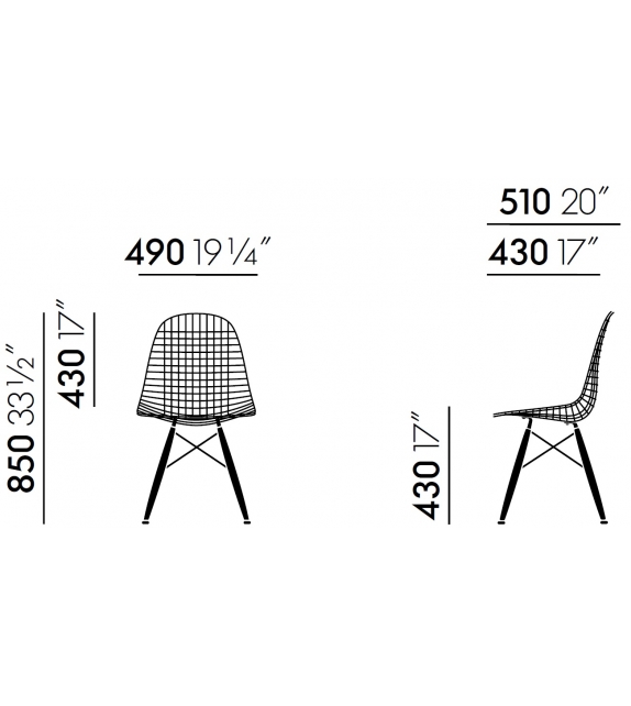 Wire Chair DKW Chaise Vitra