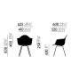 Eames Plastic Armchair DAX Polster Sessel Vitra