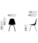 Eames Plastic Side Chair DSX Chaise Avec Coussin Vitra