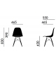 Eames plastic side chair DSW