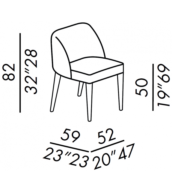 Odette Meridiani Sedia
