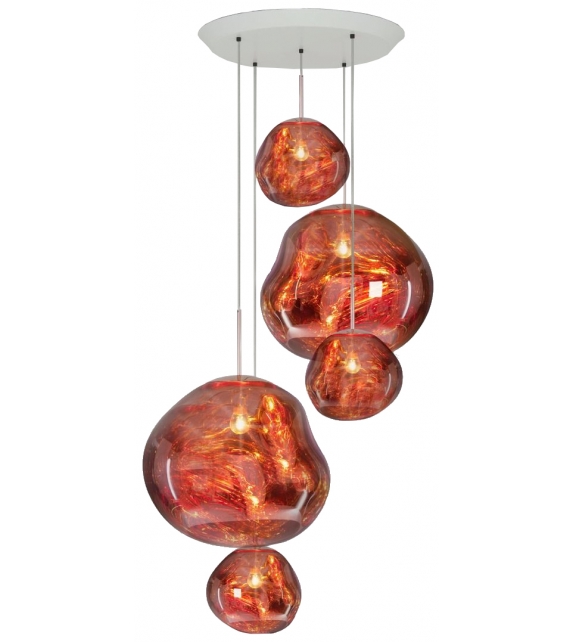 Melt Large Round Tom Dixon Système de Suspension
