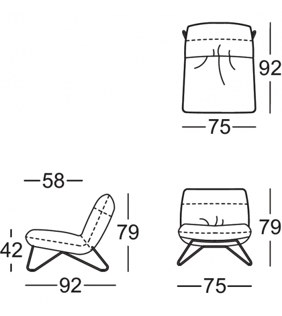 394 Rolf Benz Sillón