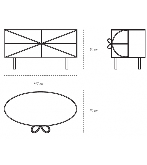 88 Secrets Sideboard Scarlet Splendour Buffet