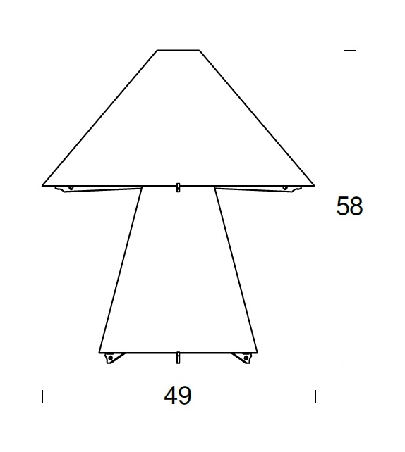 Metafora Fontana Arte Lampe de Table