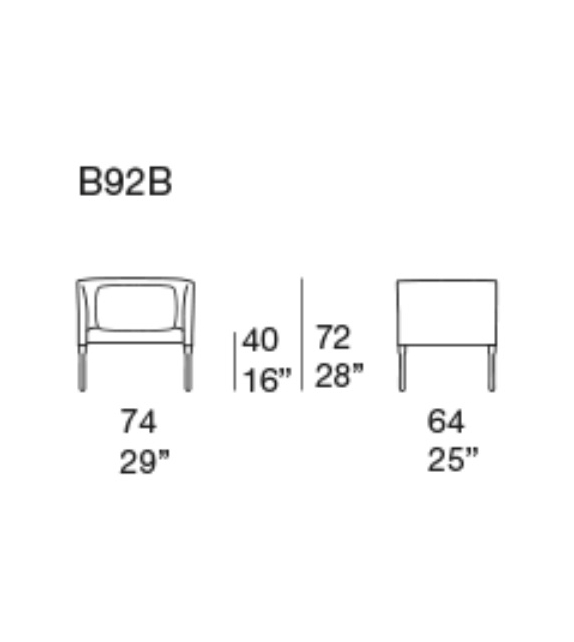 Elsie Paola Lenti Poltrona