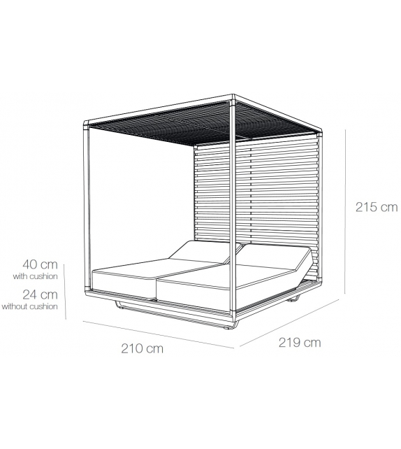 Pavilion Tribù Daybed