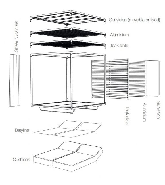 Pavilion Tribù Daybed