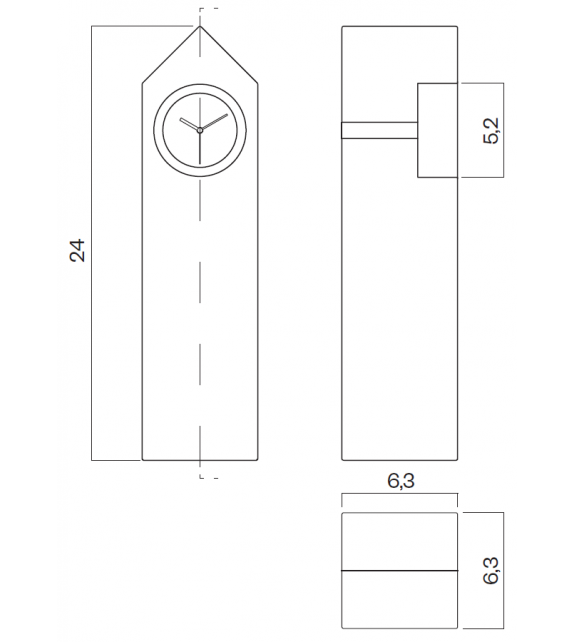 Osio InternoItaliano Clock