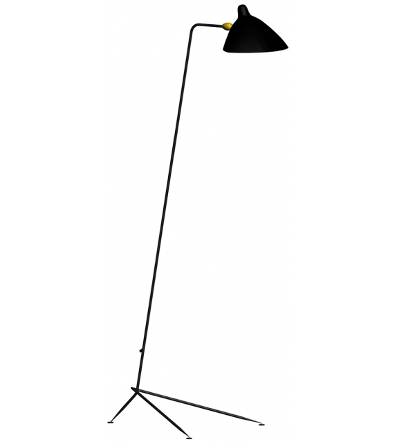 Lampadaire droit Serge Mouille Lampada da Terra