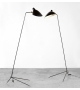 Lampadaire droit Serge Mouille Floor Lamp