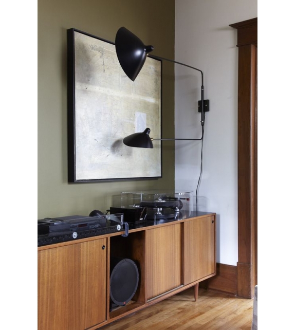 Sconce 2 Rotating Straight Arms Serge Mouille