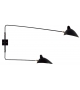 Sconce 2 Rotating Straight Arms Serge Mouille