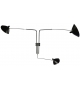 Sconce 3 Rotating Straight Arms Serge Mouille