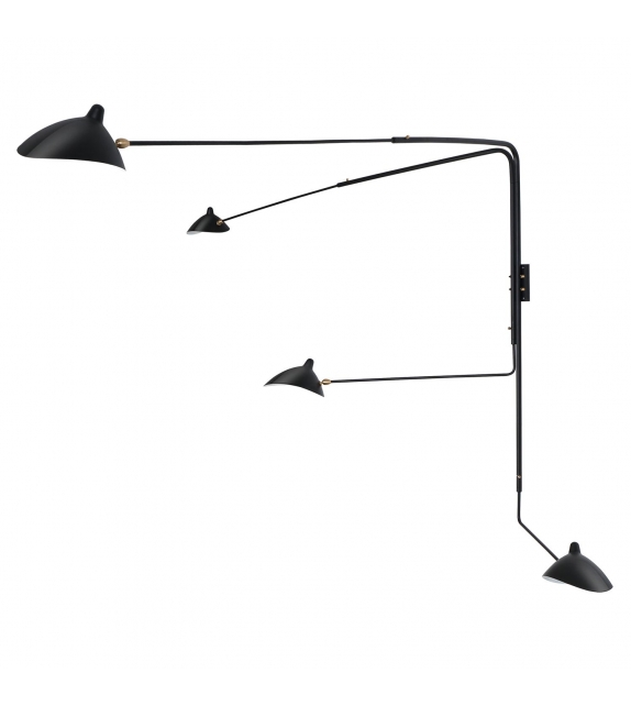 Applique 4 Bras Pivotants Serge Mouille